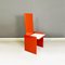 Kazuki Stühle aus Rot lackiertem Holz von Kazuhide Takahama für Simon Gavina, 1969, 6 Set 4