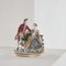 Antique Hand Painted Romantic Porcelain Figurine Group in the style of Meissen, 1890s, Image 2
