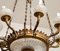 Napoleon III French Chandelier in Golden Bronze and Crystal. Period 19th Century., Image 4