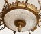 Napoleon III French Chandelier in Golden Bronze and Crystal. Period 19th Century., Image 2