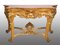 19th Century Neapolitan Console in Golden and Carved Wood with Red Marble Top from Luigi Filippo, Image 7