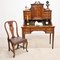 Edwardian Desk & Chair Set in Mahogany from Maple and Co, 1890s, Set of 2 4