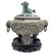 Quemador de incienso chino antiguo de bronce, Imagen 1