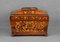 Victorian Rosewood Inlaid Marquetry Tea Caddy, 1890s, Image 2