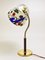 Table Lamp in Brass and Leather by Josef Frank for J.T. Kalmar, Austria, 1930s 3