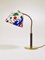 Table Lamp in Brass and Leather by Josef Frank for J.T. Kalmar, Austria, 1930s 7