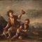 Gemälde Landschaft mit Kindern, Italien, 1730er Jahre, Öl auf Leinwand 2