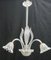 Lámpara de araña de cristal de Murano, años 40, Imagen 1