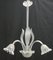 Lámpara de araña de cristal de Murano, años 40, Imagen 9