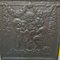 Antique French Classical Cast Iron Fireback with Putti, 19th Century 2