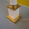 French Table Lamp with Alabaster and Gold Plated Elements, 1950s 5