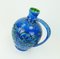 Large Mid-Century Italian Ars Vase Jug in Blue Glaze Rimini , 1950s 4