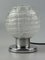 Lampada da tavolo Space Age Lampada da comodino in vetro cromato di Doria Leuchten, anni '70, Immagine 16