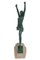 Escultura Olympia vintage de bronce de Pierre Le Faguays para Max Le Verrier, años 20, Imagen 4