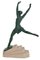 Escultura Olympia vintage de bronce de Pierre Le Faguays para Max Le Verrier, años 20, Imagen 5