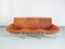 Sofa in Patinated Cognac Leather by Jørgen Høj for Niels Vitsøe, Denmark, 1960s 1