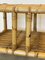Mesa de bambú de mimbre, años 70, Imagen 6