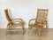 Armchairs in Rush and Bamboo, 1970s, Set of 2 3