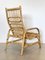 Armchairs in Rush and Bamboo, 1970s, Set of 2 7