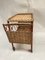 Rattan and Leather Bar Cart by Jacques Adnet, 1950s, Image 6