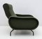 Fauteuil Inclinable Bouclè Mid-Century, Italie, attribué à Marco Zanuso, 1950s 3