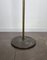 Mid-Century Stehlampe aus Messing & Goldenem Aluminium, Italien, 1950er 9