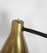 Mid-Century Floor Lamp in Brass and Golden Aluminum, Italy, 1950s 8