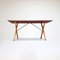 Oak AT-303 Sawbuck Dining Table by Hans Wegner for Andreas Tuck, 1950s, Image 2