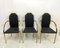 Vintage Brass Dining Armchairs, Set of 6 4