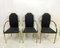Vintage Brass Dining Armchairs, Set of 6, Image 4
