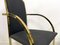 Vintage Brass Dining Armchairs, Set of 6, Image 7