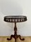 Lámpara de mesa antigua circular de caoba, años 20, Imagen 4