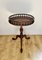 Lámpara de mesa antigua circular de caoba, años 20, Imagen 2