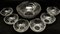 Art Deco Bowls from Hortensja Glassworks, Poland, 1930s, Set of 7 8