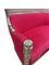 Classic Pink Velvet Sofa with Handcrafted Silver Lacquered Wood Frame 5
