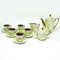 Art Deco Tycjan Coffee Set from Karolina, Poland, 1960s, Set of 15 1