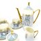Art Deco Coffee Set from Tułowice, Poland, 1960s, Set of 15 4