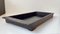 Danish Modern Tray in Black Formica & Wengé by Henning Seidelin for Voss, 1960s 2