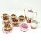 Pop-Art Coffee Set Aldona, Chodzież, Poland, 1960s, Set of 15 2