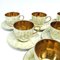 Art Deco Coffee Set from Wawel Pottery, Poland, 1960s, Set of 15 9