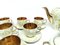 Art Deco Coffee Set from Wawel Pottery, Poland, 1960s, Set of 15 3