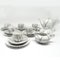 Art Deco Julita Coffee Set from Wawel Pottery, Poland, 1960s, Set of 15 1