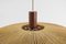 Lámpara colgante de madera y acrílico de Temde, años 60, Imagen 11