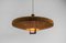 Wood and Acrylic Pendant Lamp by Temde, 1960s, Image 9