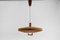 Wood and Acrylic Pendant Lamp by Temde, 1960s 5