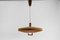 Wood and Acrylic Pendant Lamp by Temde, 1960s, Image 5