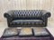 Leather Chesterfield 3-Seater Sofa, 1980s 14