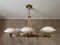 Vintage Brass and Opaline Chandelier, Image 9