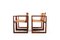 Dänisches Esszimmer Set aus Teak & Rohr, 1960er, 5 . Set 9