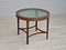 Danish Coffee Table in Oak and Glass, 1950s, Image 1